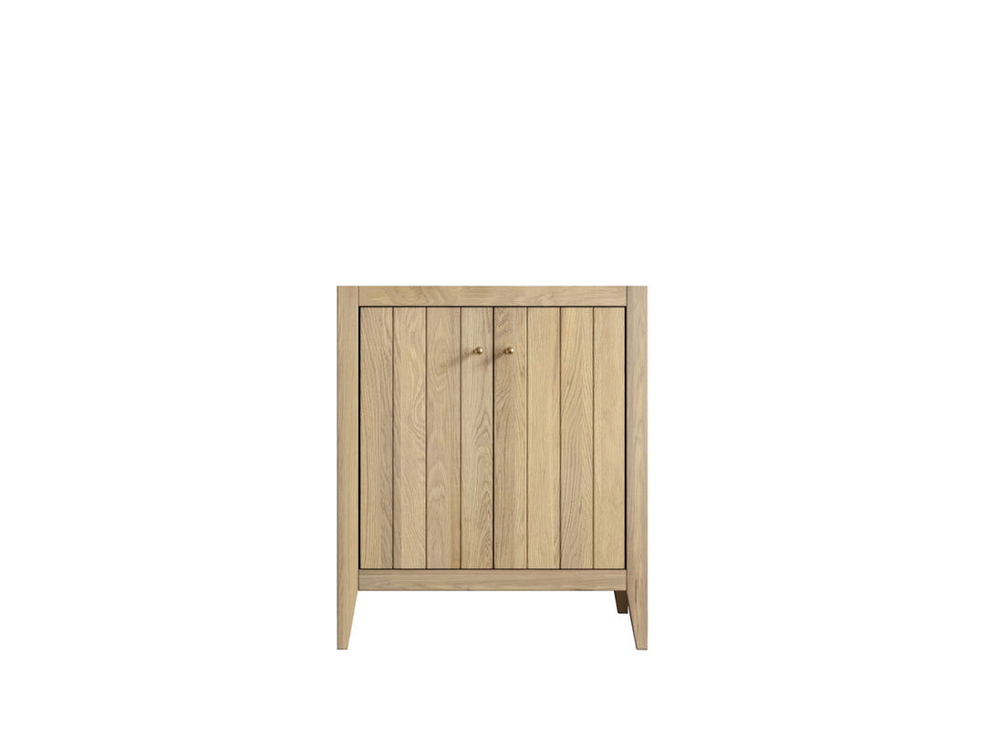 Atlanta White Oak 30 in. W x 22 in. D Single Sink Bathroom Vanity