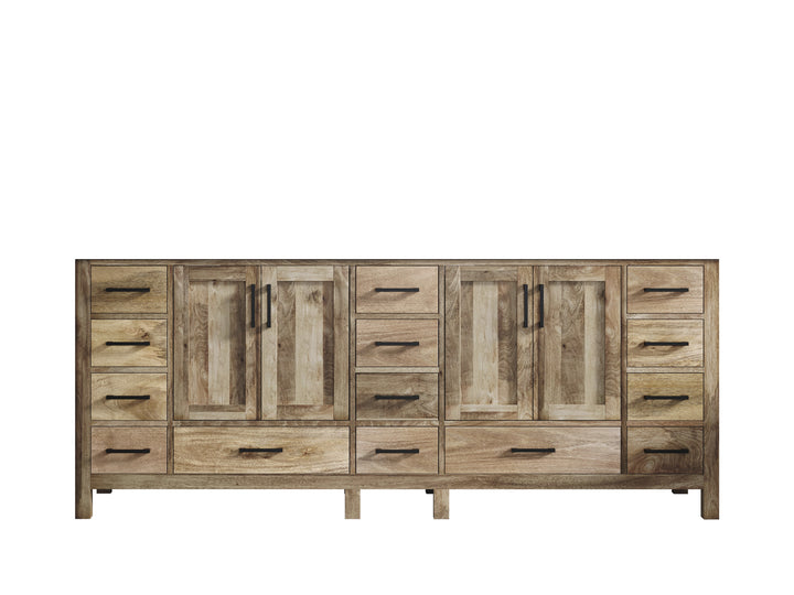Malibu Mango Wood 84 in. W x 22 in. D Double Sink Bathroom Vanity - photo 5