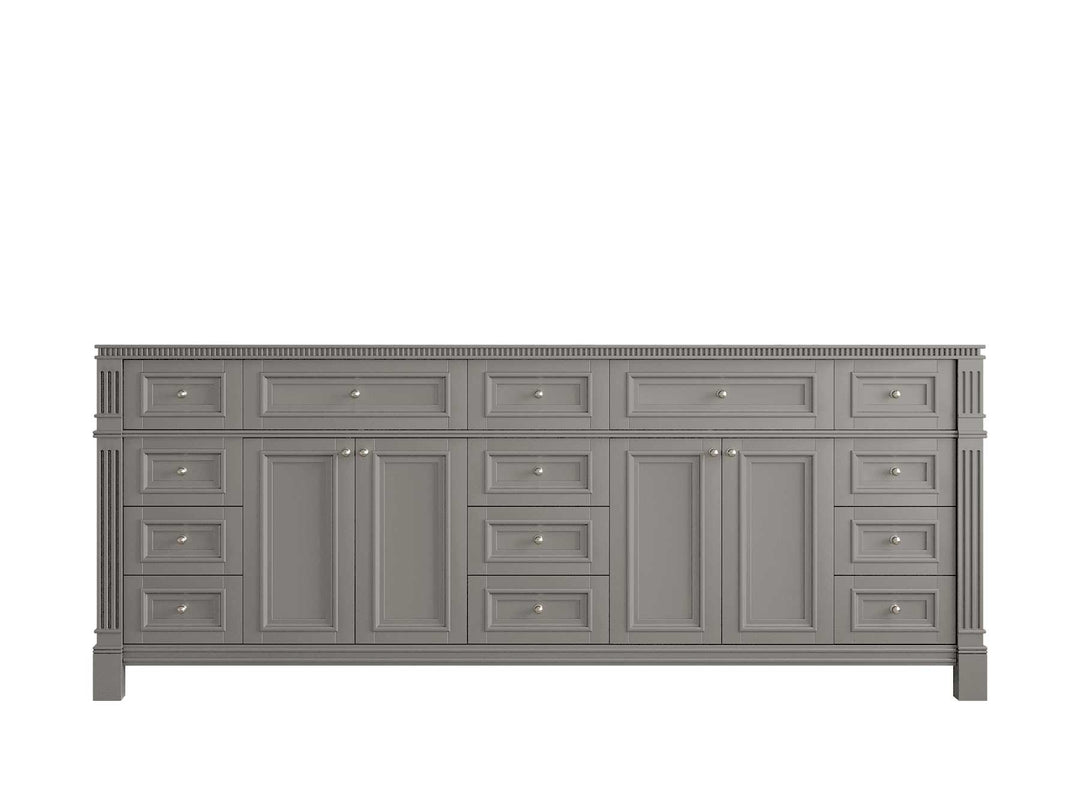 Paris 84 in. W x 22 in. D Double Sink Bathroom Vanity