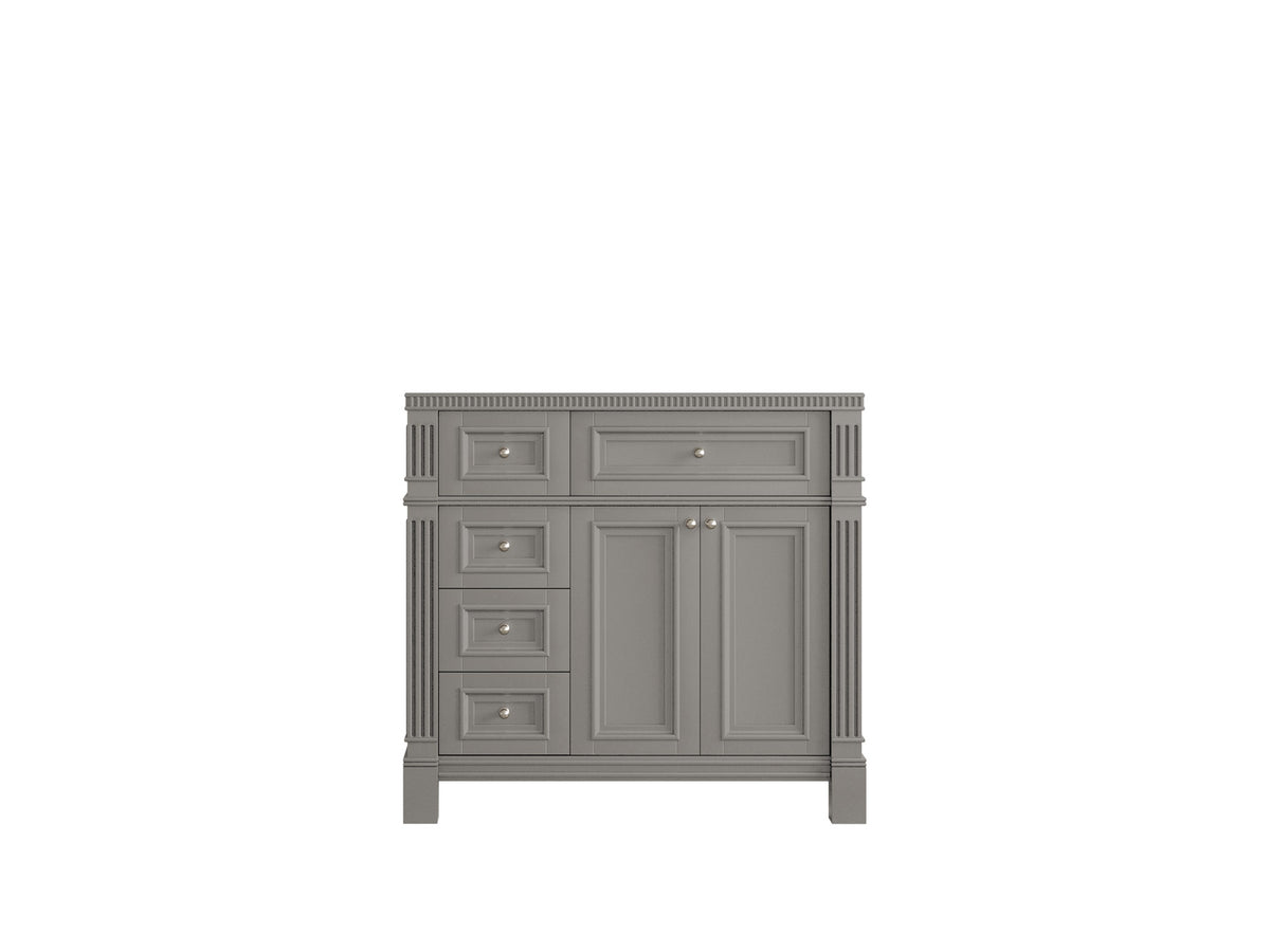 Paris 36 in. W x 22 in. D Center Sink Bathroom Vanity