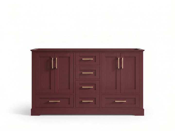 Boston 60 in. W x 22 in. D Double Sink Bathroom Vanity - photo 3