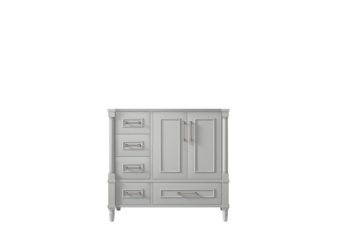 Aberdeen 36 in. W x 22 in. D Right Offset Sink Bathroom Vanity