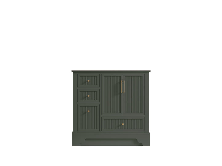 Alys 36 in. W x 22 in. D Center Sink Vanity for Modern Bathrooms - photo 6