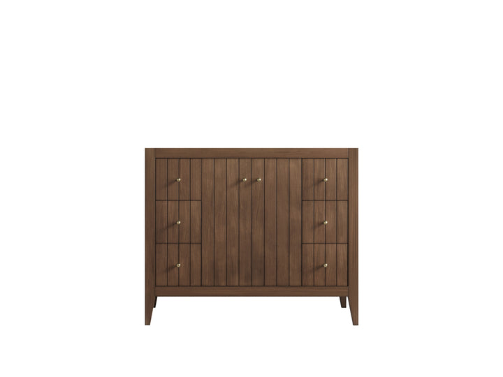 Atlanta Teak Wood 42 in. W x 22 in. D Single Sink Bathroom Vanity - photo 6
