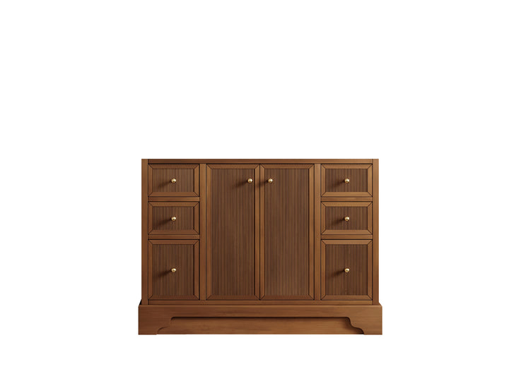 Manhattan Teak Wood 42 in. W x 22 in. D Single Sink Bathroom Vanity - photo 6