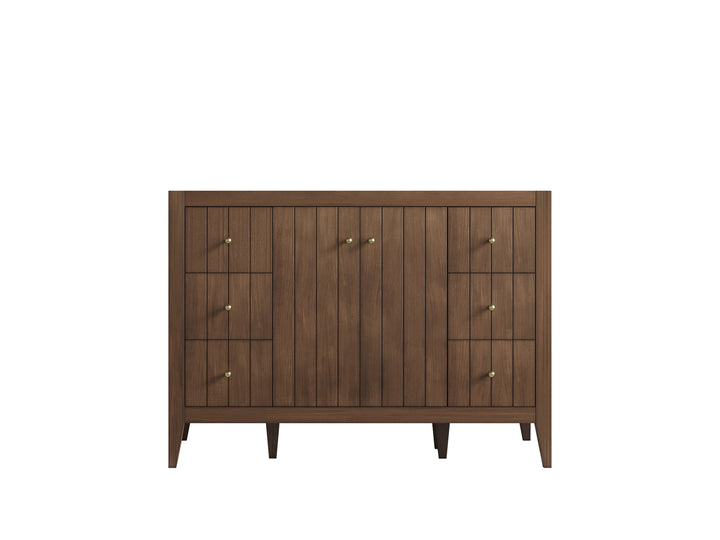 Atlanta Teak Wood 48 in. W x 22 in. D Single Sink Bathroom Vanity - photo 6