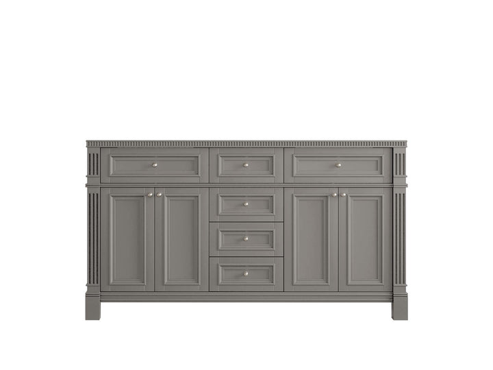 Paris 60 in. W x 22 in. D Double Sink Bathroom Vanity - photo 6