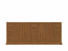 Alys Teak Wood 84 in. W x 22 in. D Double Sink Bathroom Vanity - photo 6