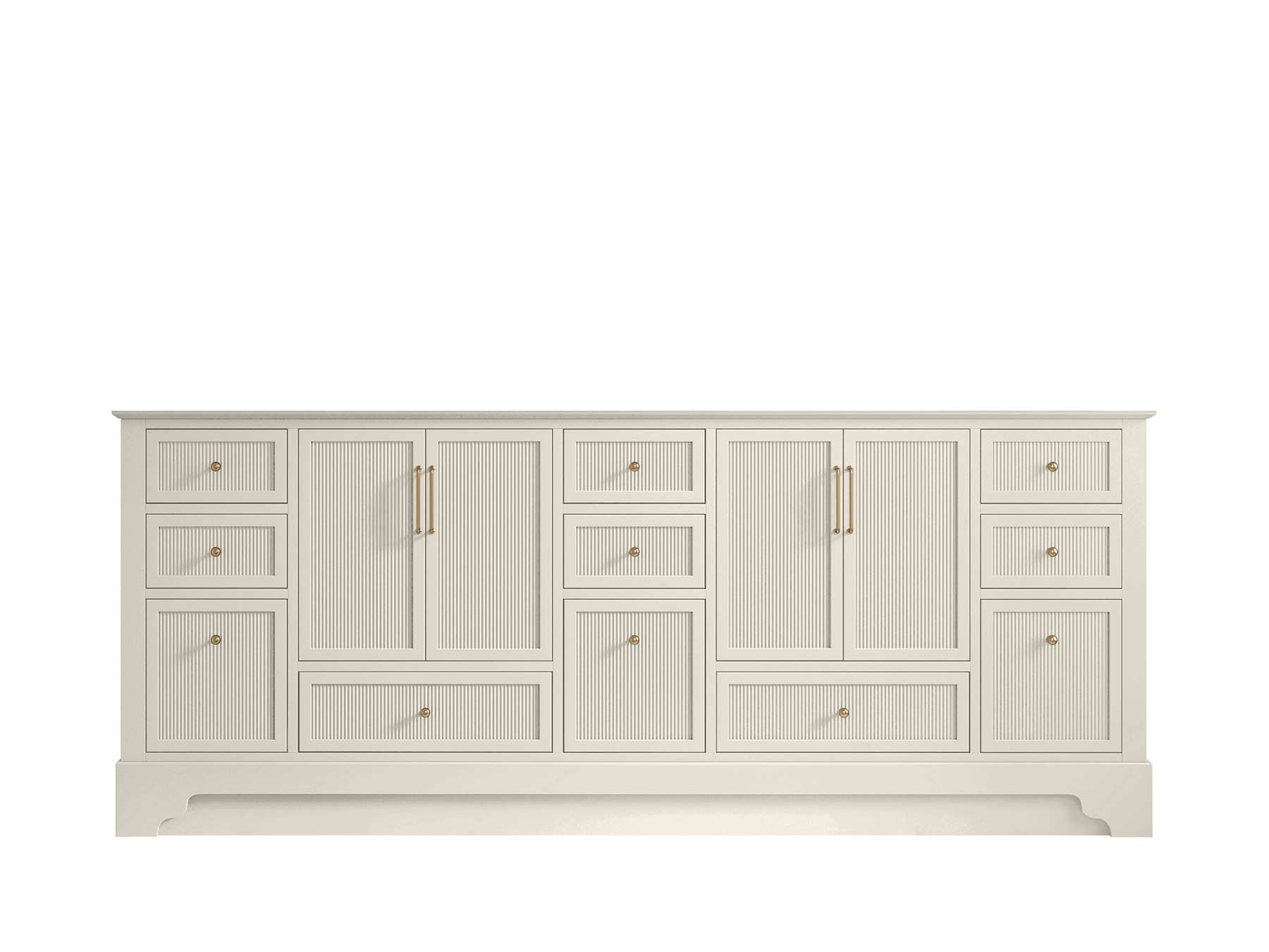 Alys 84 in. W x 22 in. D Double Sink Bathroom Vanity