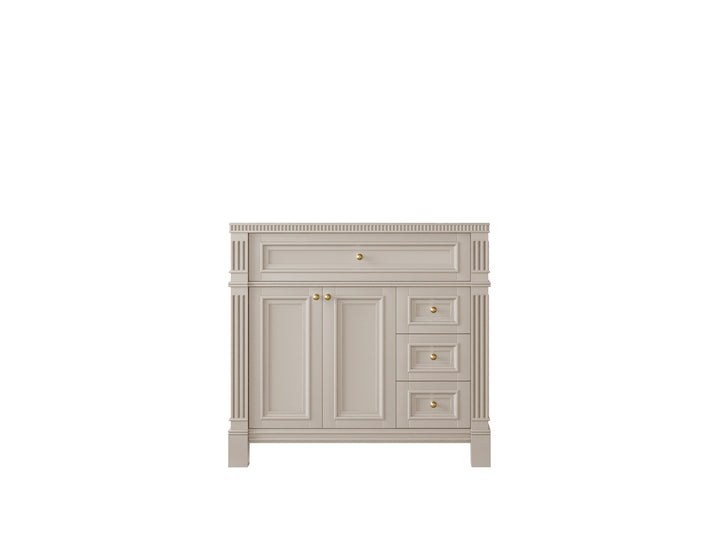 Paris 36 in. W x 22 in. D Left Offset Sink Bathroom Vanity - photo 6