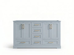 Boston 60 in. W x 22 in. D Double Sink Bathroom Vanity - photo 3
