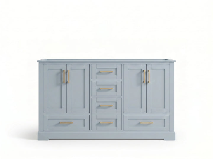 Boston 60 in. W x 22 in. D Double Sink Bathroom Vanity - photo 4