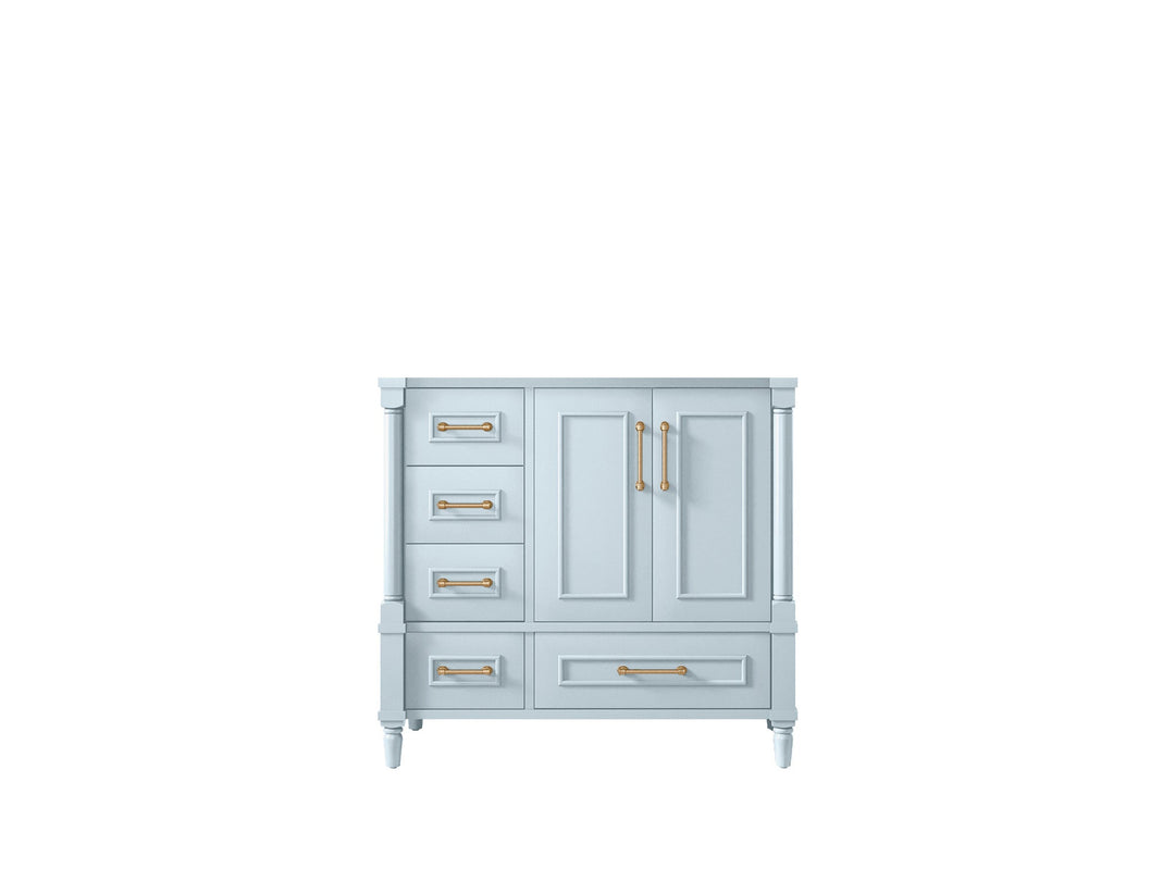Aberdeen 36 in. W x 22 in. D Right Offset Sink Bathroom Vanity