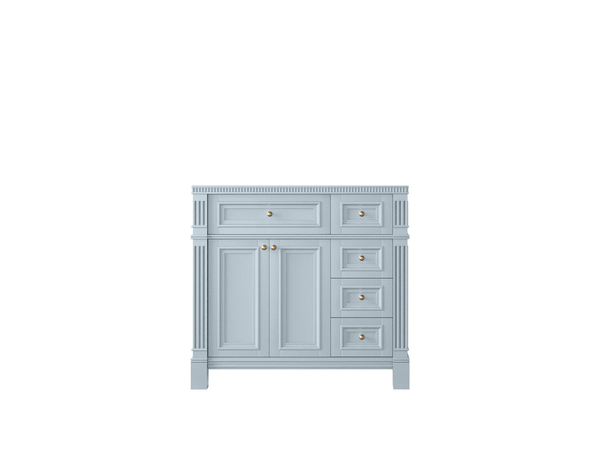 Paris 36 in. W x 22 in. D Center Sink Bathroom Vanity