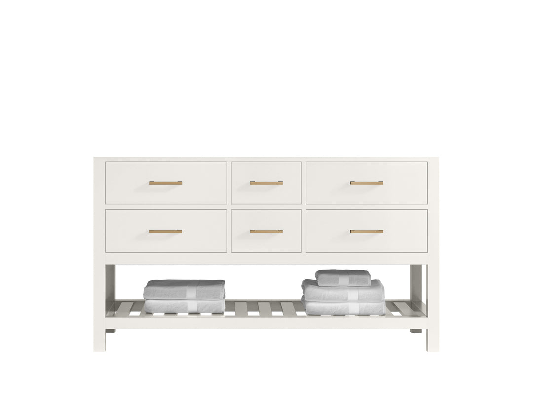 Parker 60 in. W x 22 in. D Double Sink Bathroom Vanity
