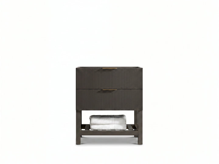 Catalina 30 in W x 22 in D Free Standing Reeded Single Sink Bathroom Vanity - photo 4