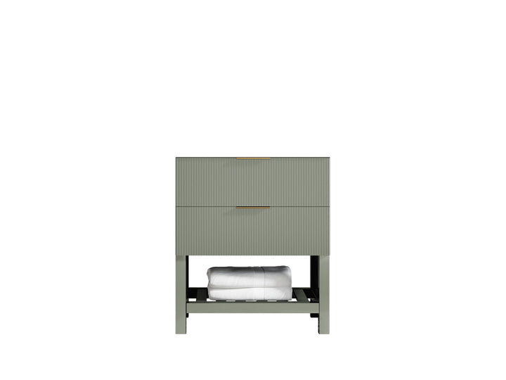 Catalina 30 in W x 22 in D Free Standing Reeded Single Sink Bathroom Vanity - photo 6
