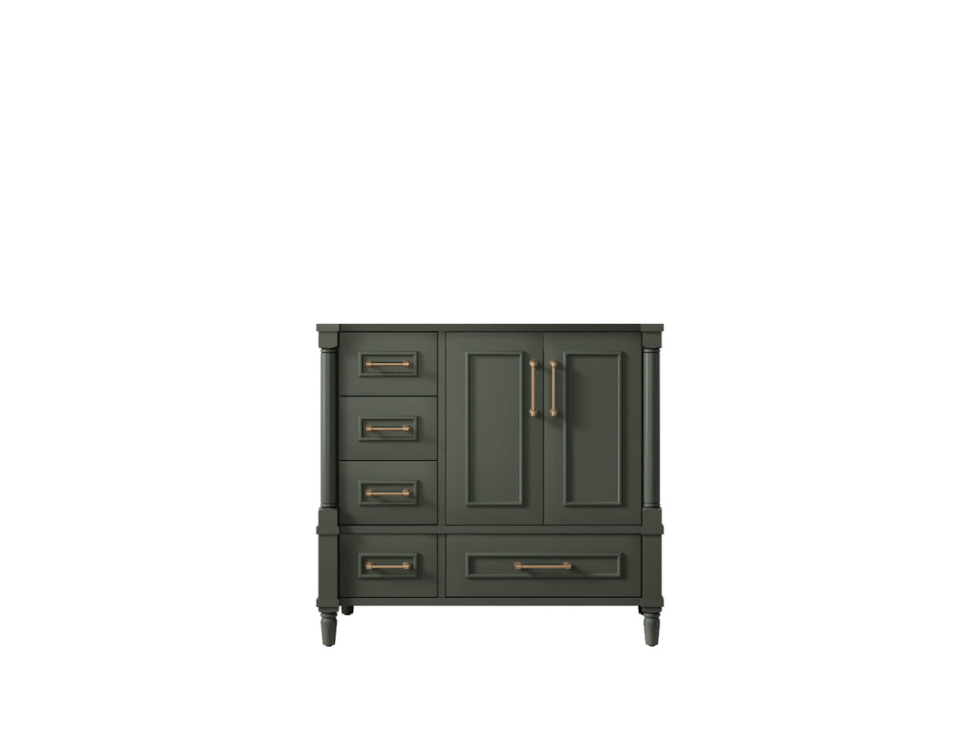 Aberdeen 36 in. W x 22 in. D Center Sink Bathroom vanity