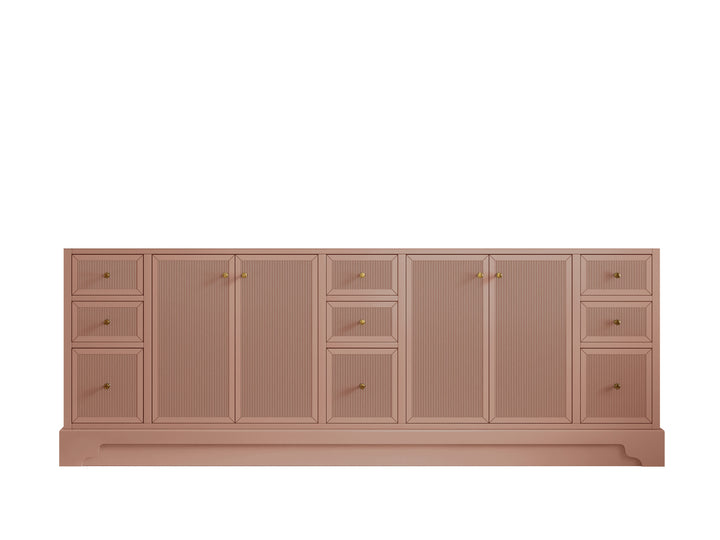 Manhattan 84 in. W x 22 in. D Double Sink Bathroom Vanity - photo 6