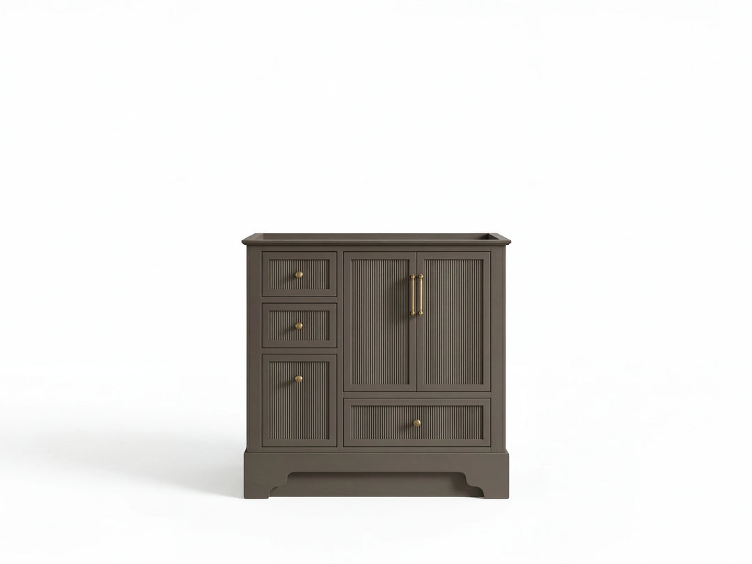 Alys 36 in. W x 22 in. D Right Offset Sink Bathroom Vanity | 
              
                Urbane Bronze
                
                  
             - ALS_URB_WHQZ_36R - photo №3
