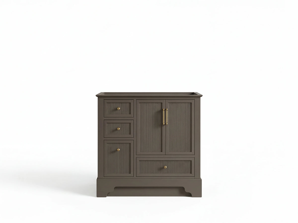 Alys 36 in. W x 22 in. D Right Offset Sink Bathroom Vanity
