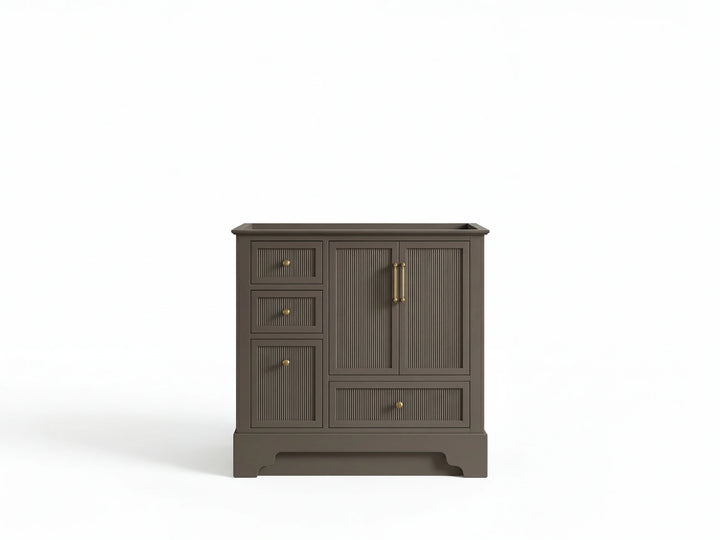 Alys 36 in. W x 22 in. D Right Offset Sink Bathroom Vanity - photo 3