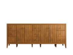 Atlanta Teak Wood 84 in. W x 22 in. D Double Sink Bathroom Vanity - photo 6