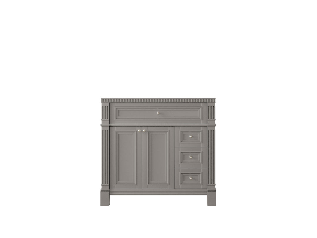 Paris 36 in. W x 22 in. D Center Sink Bathroom Vanity