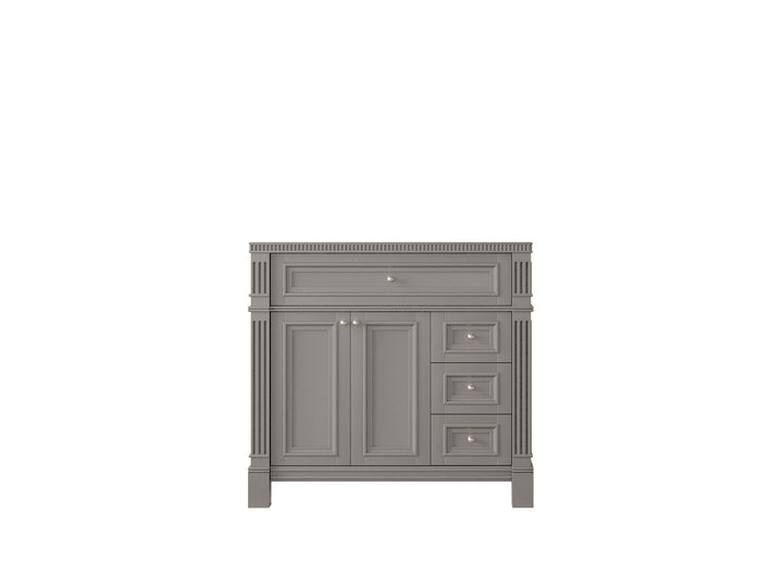 Paris 36 in. W x 22 in. D Center Sink Bathroom Vanity - photo 44