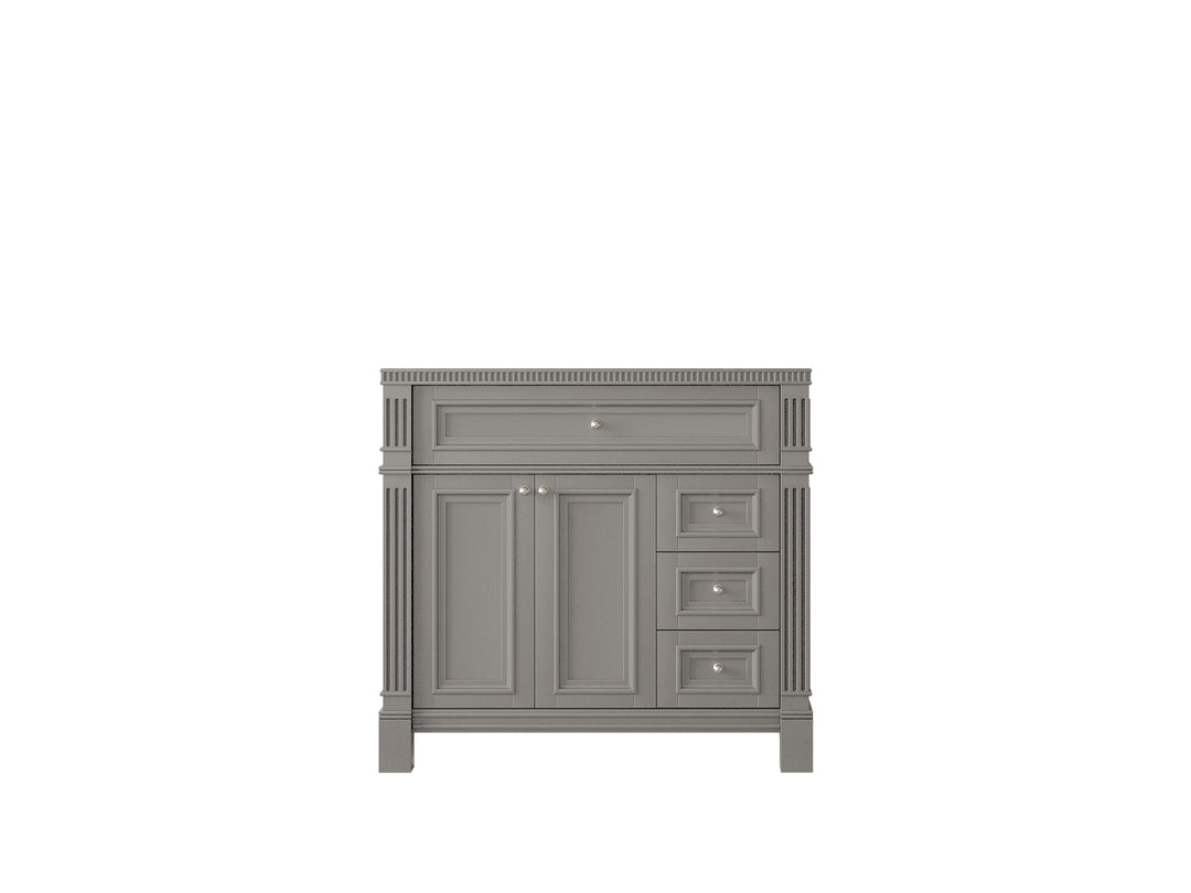 Paris 36 in. W x 22 in. D Left Offset Sink Bathroom Vanity