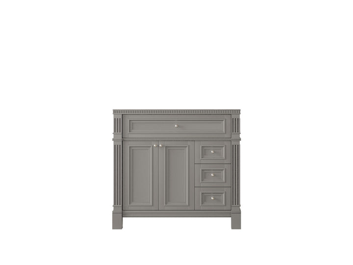 Paris 36 in. W x 22 in. D Left Offset Sink Bathroom Vanity - photo 6