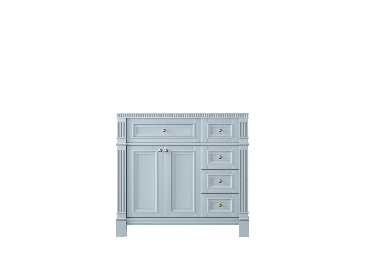 Paris 36 in. W x 22 in. D Left Offset Sink Bathroom Vanity