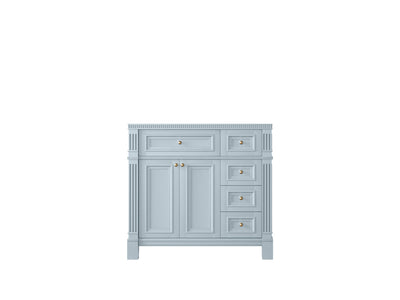 Paris 36 in. W x 22 in. D Left Offset Sink Bathroom Vanity