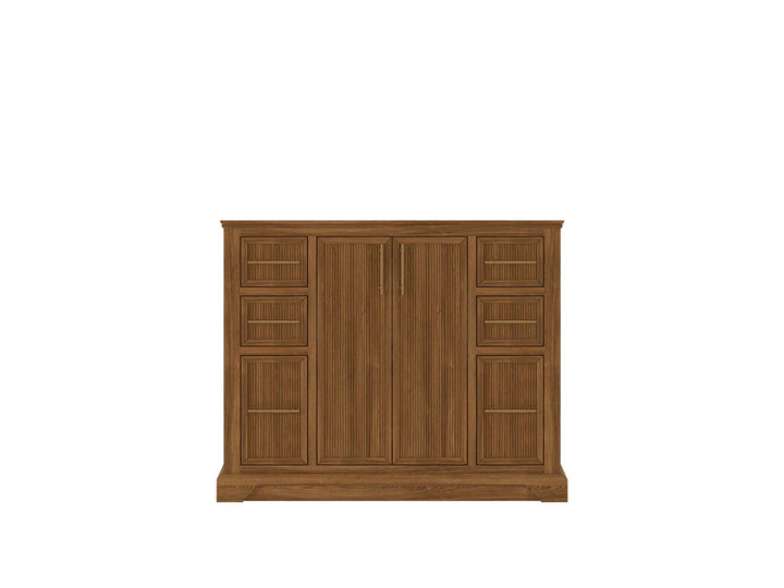 Alys Teak Wood 42 in. W x 22 in. D Single Sink Bathroom Vanity - photo 4