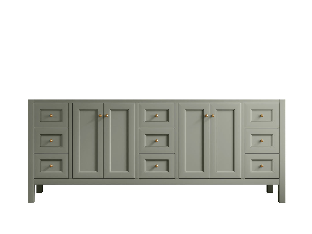 Nashville 84 in W x 22 in D Double Sink Bathroom Vanity