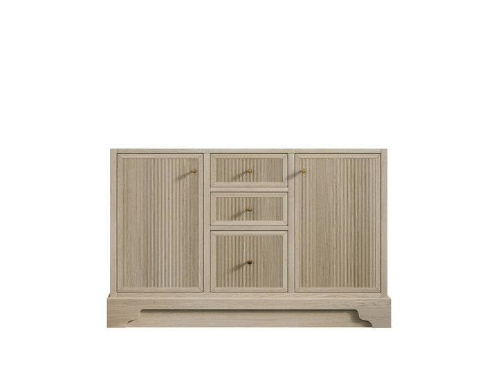 Manhattan White Oak 48 in. W x 22 in. D Double Sink Bathroom Vanity - photo 5