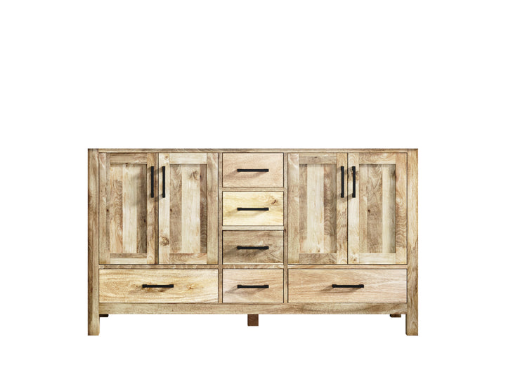 Malibu Mango Wood 60 in. W x 22 in. D Double Sink Bathroom Vanity - photo 6
