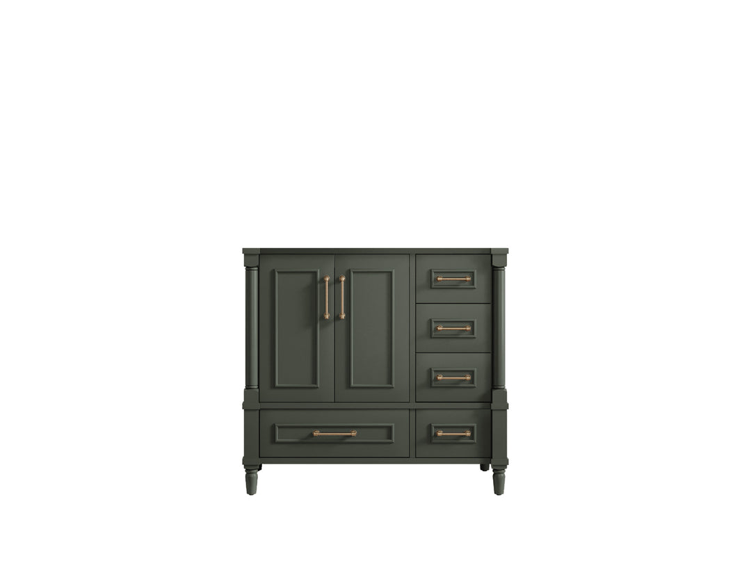 Aberdeen 36 in. W x 22 in. D Center Sink Bathroom Vanity