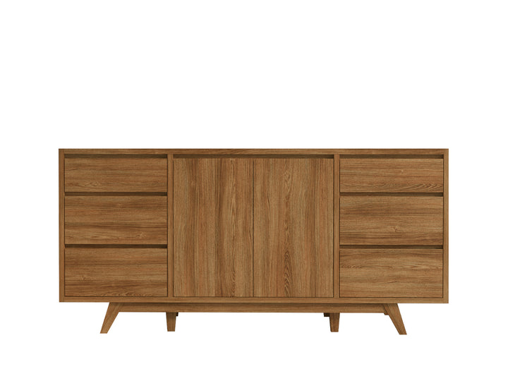 Madison Teak Wood 72 in. W x 22 in. D Single Sink Bathroom Vanity - photo 6