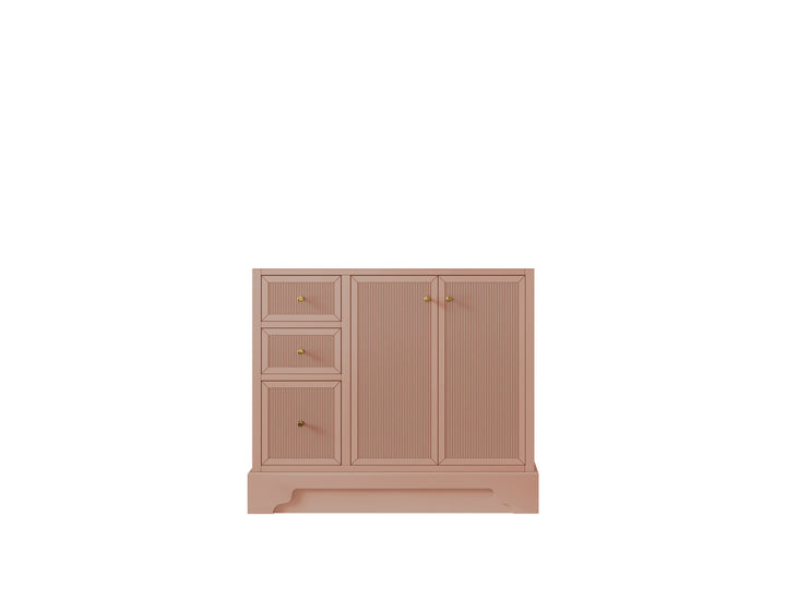 Manhattan 36 in. W x 22 in. D Right Offset Sink Bathroom Vanity - photo 6