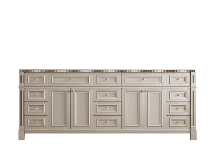 Paris 84 in. W x 22 in. D Double Sink Bathroom Vanity - photo 6