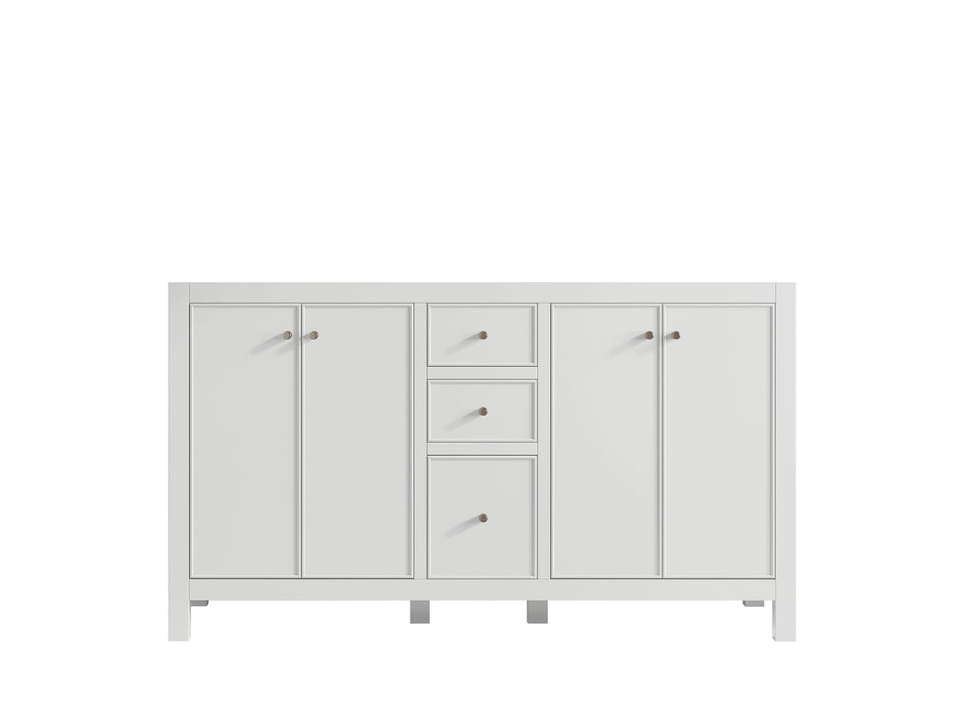 Chicago 60 in. W x 22 in. D Double Sink Bathroom Vanity