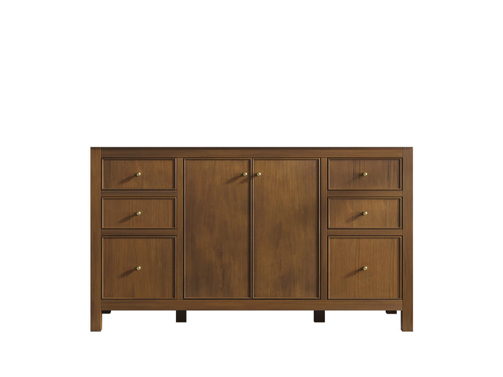 Chicago Teak 60 in. W x 22 in. D Single Sink Bathroom Vanity - photo 6