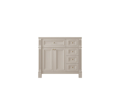 Paris 36 in. W x 22 in. D Bathroom Vanity with Center Sink