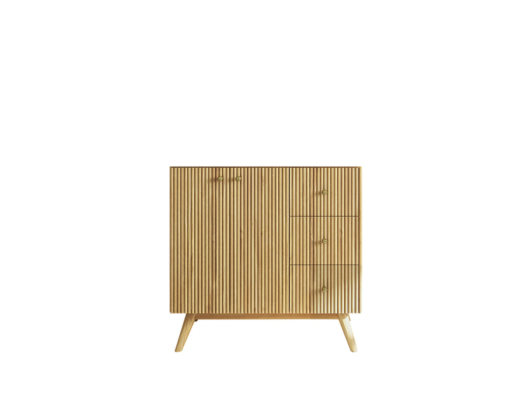 Pasadena Teak Wood 36 in. W x 22 in. D Center Sink Bathroom Vanity