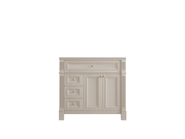 Paris 36 in. W x 22 in. D Right Offset Sink Bathroom Vanity - photo 6