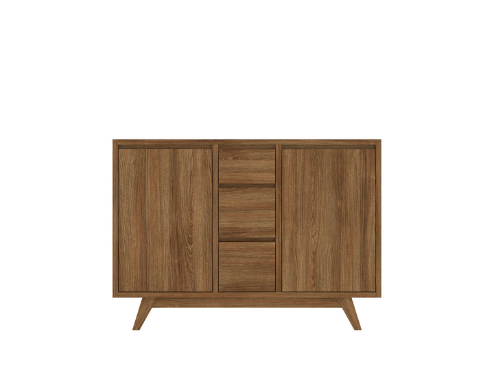 Madison Teak Wood 48 in. W x 22 in. D Double Sink Bathroom Vanity - photo 3