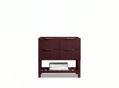 Catalina 36 in. W x 22 in. D Center Sink Bathroom Vanity - photo 3