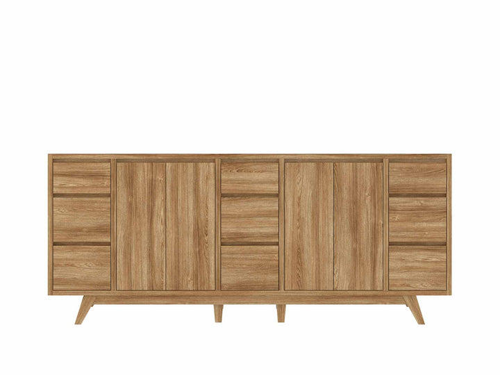 Madison Teak Wood 80 in. W x 22 in. D Double Sink Bathroom Vanity - photo 44