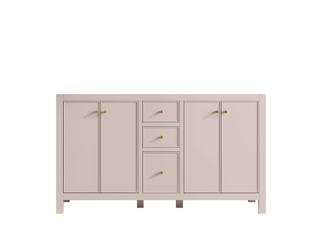 Chicago 60 in. W x 22 in. D Double Sink Bathroom Vanity